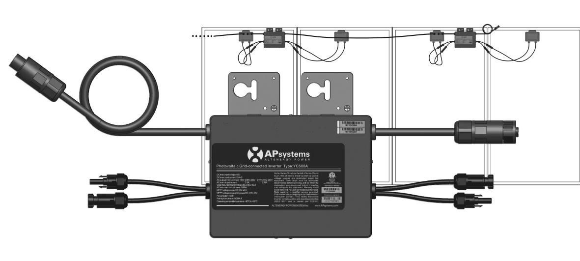 Microinversor APsystems YC500