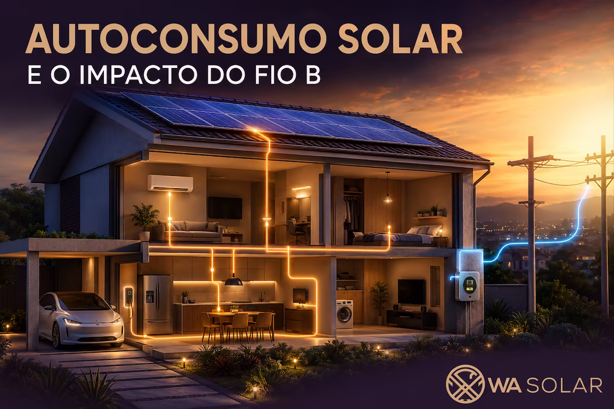 autoconsumo de energia solar e impacto do Fio B