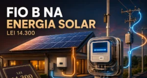 Fio B na energia solar e Lei 14.300