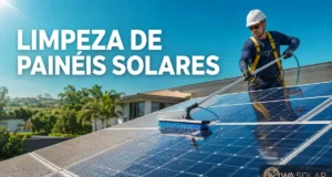 limpeza de painel solar fotovoltaico