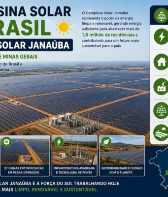 Maior usina solar do Brasil, Complexo Solar Janaúba em Minas Gerais